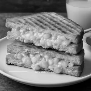 Cheese corn sandwich