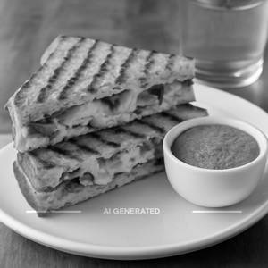 Veg Cheese Grill Sandwich     
