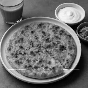 Aloo Garlic Cheese Paratha