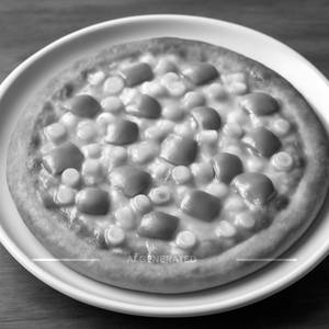 Corn Capsicum Pizza