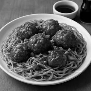Veg Manchurian Noodles