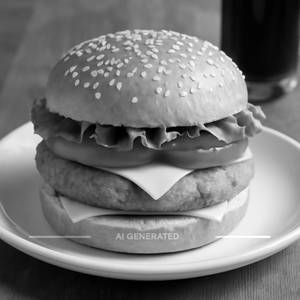 Classic chicken burger