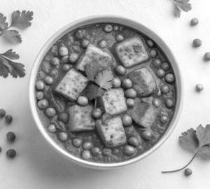 Matar paneer