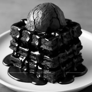 Death By Chocolate Waffle Cake