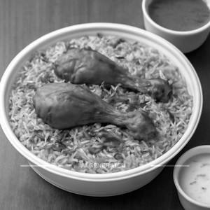 Chicken roast biryani family pack [2kg pack]