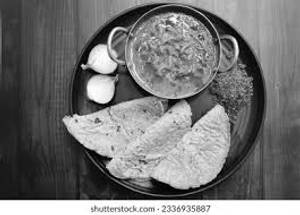 Sev Bhaji + 3 Butter Roti  