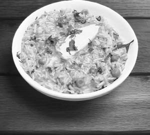 Tadka Dal Khichdi (Spicy) With Papad