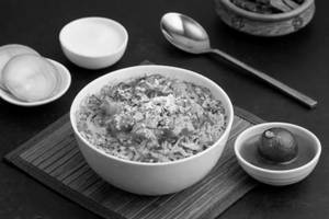 Paneer Makhani Biryani + Choice of Dessert