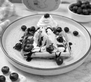 Midnight Bloom Waffle
