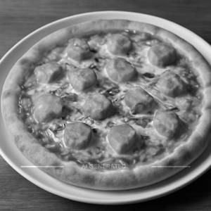 Paneer makhani pizza