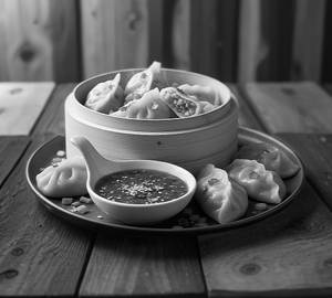 Veg Steam Momos 8X