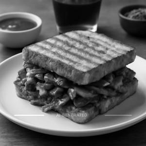 Veg barbeque sandwich