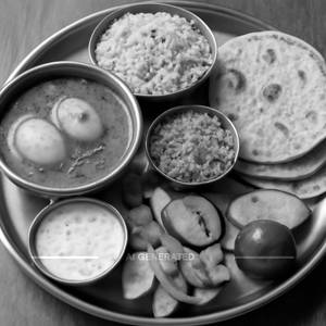 Special anda thali