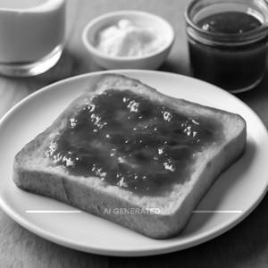 Bread Butter Jam Toast