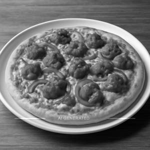 Chicken Manchurian Pizza