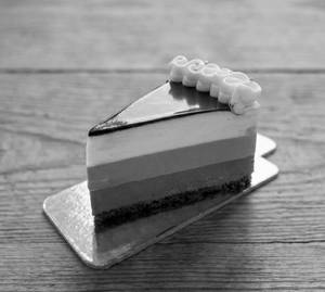 Triple Layered Chocolate Mousse Pastry