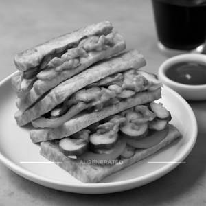 Veg club sandwich