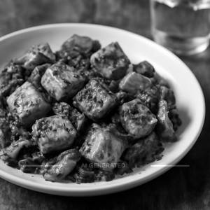 Black Pepper Paneer Dry