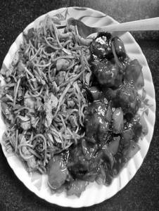 Chicken Noodles With Chilly Chicken