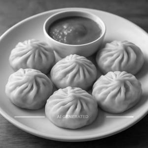 Veg. Momos ( 6 Pcs )