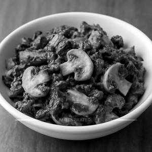 Mushroom Palak