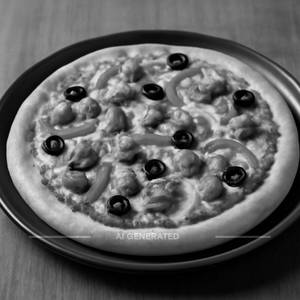 Chicken loaded pizza