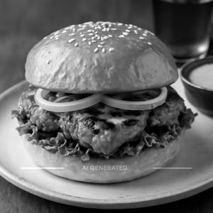 Tandoori chicken burger