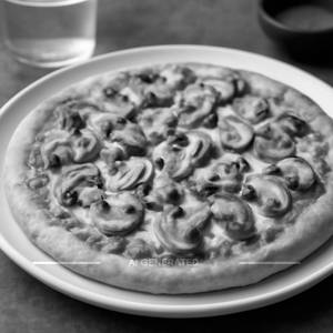Mushroom pizza