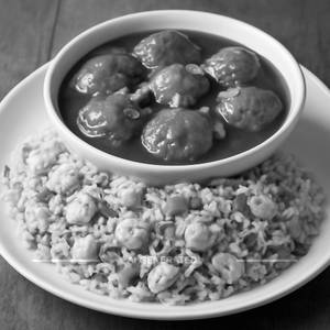 Chicken Fried Rice With Chicken Manchurian