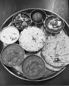 Masala Paneer Sweet Thali