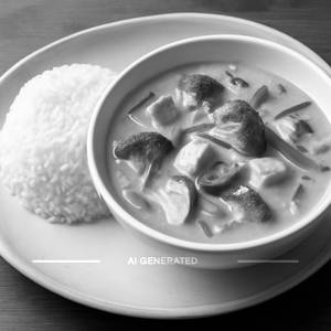 Green Thai Curry With Rice