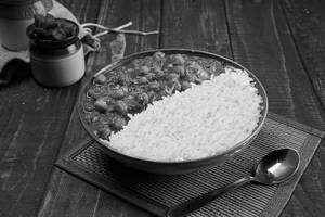 Chole Rice With Raita