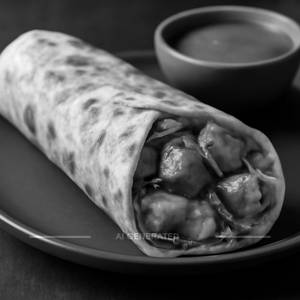 Paneer Schezwan Shawarma