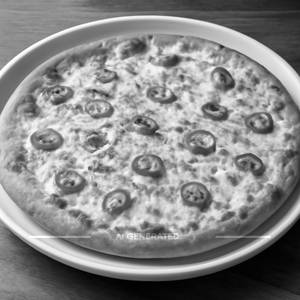 Chilli garlic cheese pizza