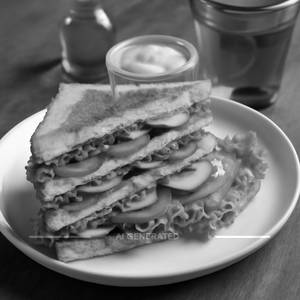 Veg Club Sandwich