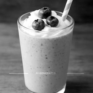 Blue Berry Milk Shake