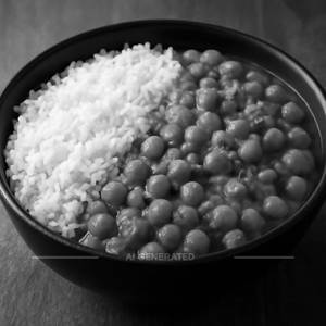 Punjabi Chole Rice Bowl