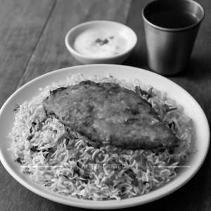Fish biryani