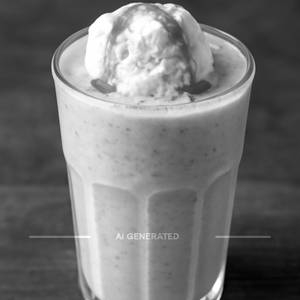 Strawberry Lassi With Ice Cream