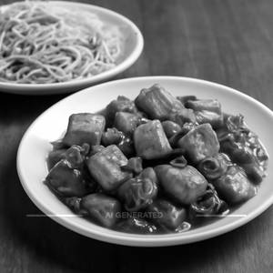 Chilli Paneer With Hakka Noodles