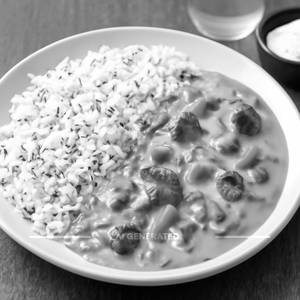 Veg Stroganoff With Herb Rice