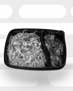 Mix Noodles Duo Box (veg + Non Veg)
