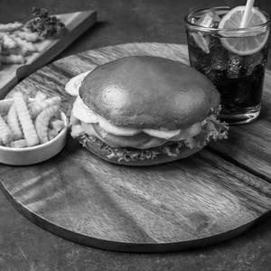 Lava Cheese Melt Burger + Medium Fries + Coke