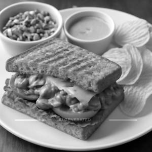 Creamy Mushroom Ragout Sandwich