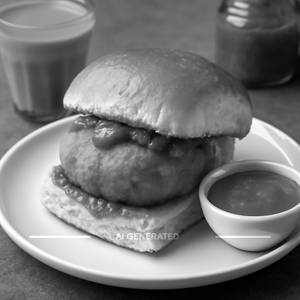 Schezwan vada pav