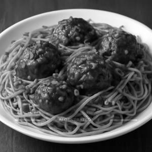 Veg Manchurian Noodles