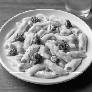 White sauce pasta