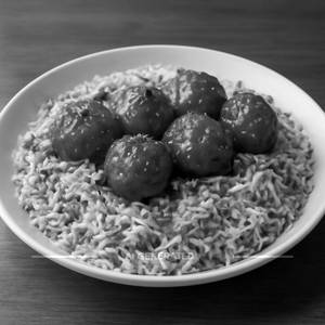 Veg Manchurian Fried Rice