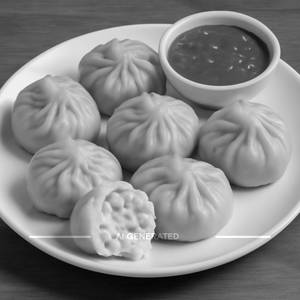 CHEESE AND CORN MOMOS