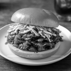 Barbeque chicken sandwich